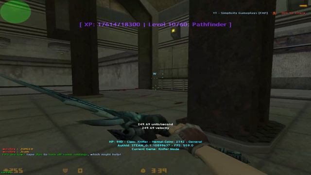Knifer Mode + missing Zombie | CS 1.6 Zombie Plague смотреть онлайн