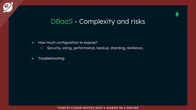 Building a self service DBaaS | George Hantzaras & Dan Mckean | Conf42 Cloud Native 2023 смотреть онлайн
