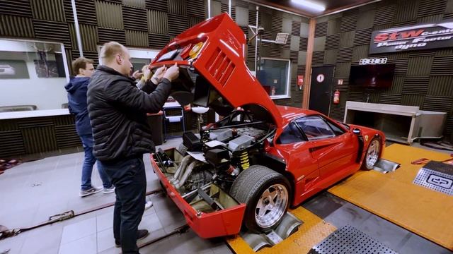 Ferrari F40 Dyno смотреть онлайн