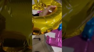 Как надуть фольгированные шарики из Фикс Прайс с Днём Рождения ?!