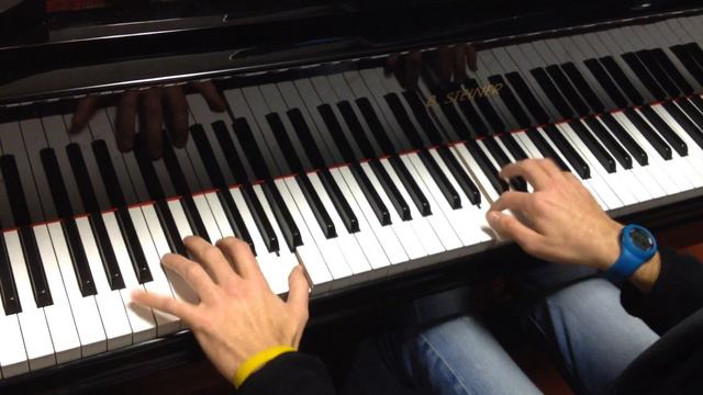Piano cover "Sarà perchè ti amo". Simple piano cover. смотреть онлайн