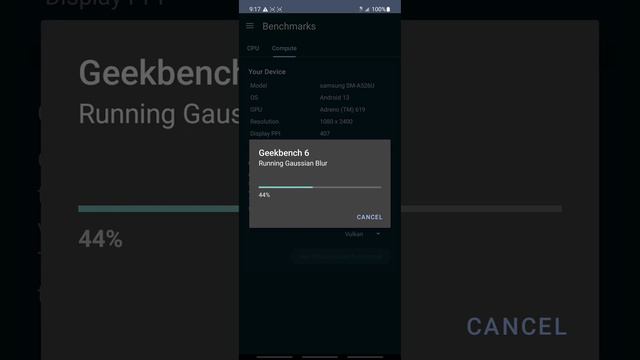 Samsung A52 5G Geekbench 6 Vulkan Compute Result смотреть онлайн