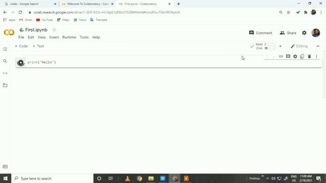 #5 Getting Started with Google Colab | How to use Google Colab | Python Tutorial смотреть онлайн