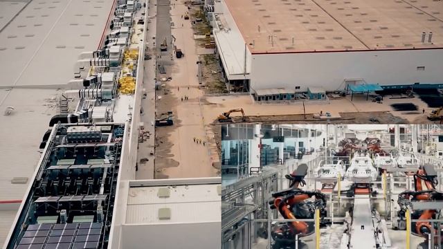 Внутри Гигафабрики Tesla смотреть онлайн