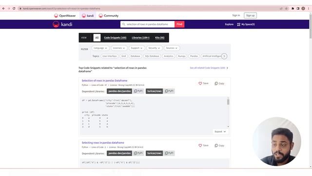 Selecting a Row in Pandas DataFrame Based on Specific Criteria | kandi use case смотреть онлайн