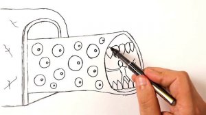 Как нарисовать Поезда Пожирателя