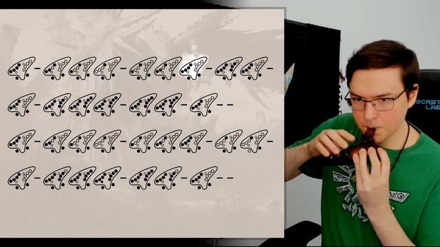 Shadow of the Colossus - Revived Power - Ocarina tutorial / tabs смотреть онлайн