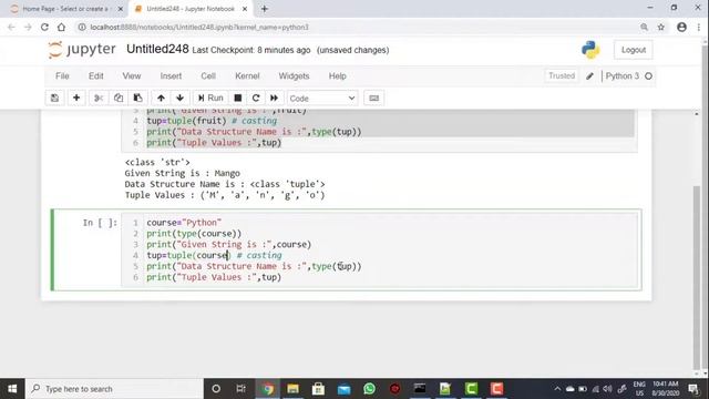155 String to Tuple Conversion смотреть онлайн