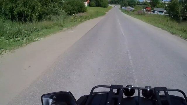 Stels 600Y Leopard на асфальте смотреть онлайн