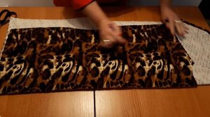 Простая выкройка платья свободного кроя сразу на ткани за 10 минут.mp4