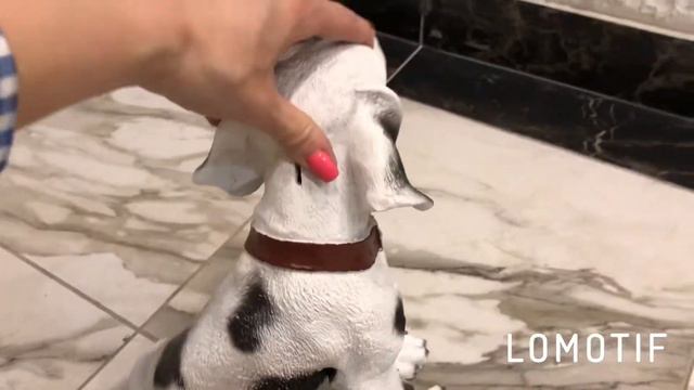 СОБАКА ДАЛМАТИНЕЦ (КОПИЛКА) Н-37СМ