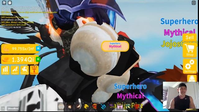 I hit 100Sx! The1_BK in Roblox Lifting Simulator! смотреть онлайн