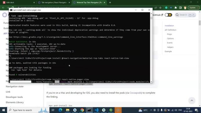 React Native tutorial in Hindi #45 Top Tab Navigation | React Navigation смотреть онлайн