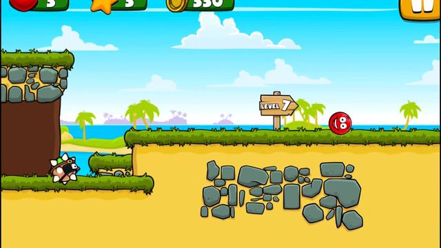 Red Ball The Lost Island Gameplay Walkthrough Part 1 (iOS, Android) смотреть онлайн