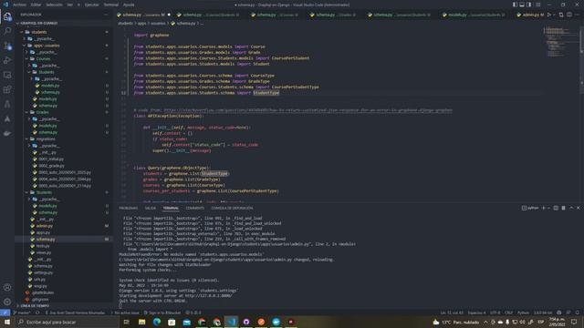 Graphql en Django - Parte 16 - Dejando las migraciones arquitectura de Software DDD (pre-pruebas) смотреть онлайн