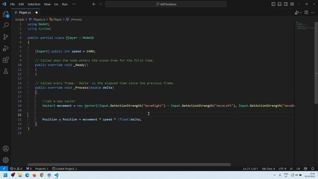 Godot - 4 Input Map and Instantiation - C# смотреть онлайн