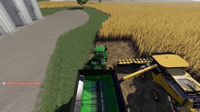BIG Corn Harvest in Iowa - Flint Hills US Map - Farming Simulator 19 смотреть онлайн