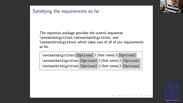 TUG 2022 — Vafa Khalighi — Typesetting mathematics in Persian смотреть онлайн
