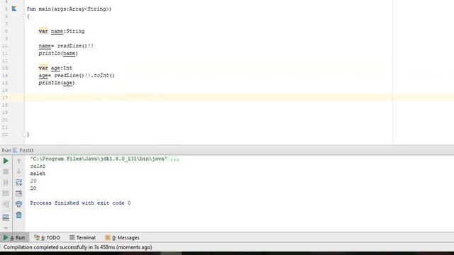 الدرس الخامس kotlin شرح ادخال المتغيرات واللتمييز بينها смотреть онлайн