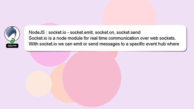 NodeJS : socket.io - socket.emit, socket.on, socket.send смотреть онлайн