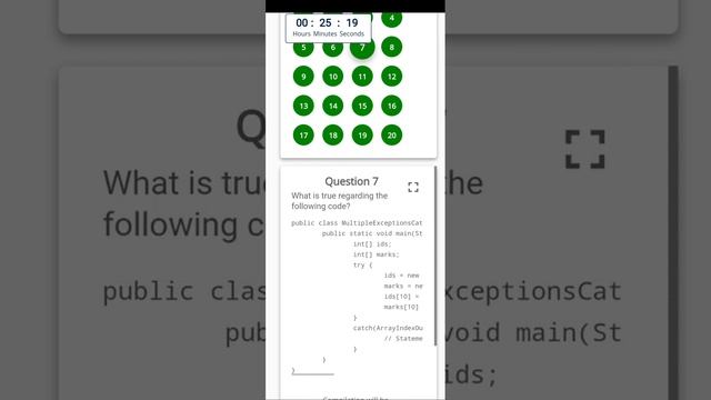Answer key for Infosys Springboard - Java Developer Certification -Java SE 8 Features - Assessment смотреть онлайн