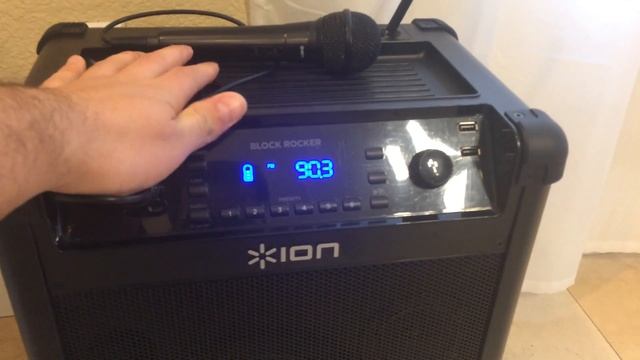 ION Audio Block Rocker Portable(Battery) Bluetooth Speaker - Mic, Radio, Wheels & Handle смотреть онлайн