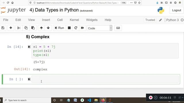 Python Basics Tutorial | Part 4 - Data Types in Python смотреть онлайн