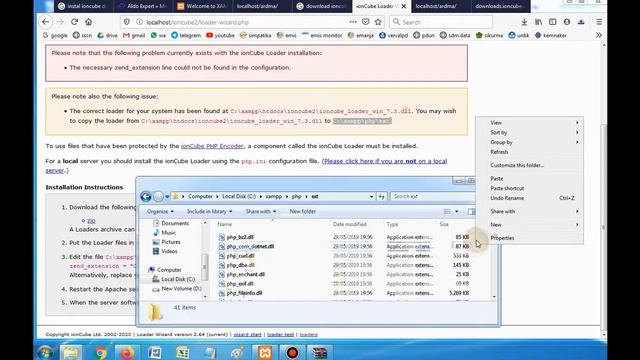 site error the ionCube PHP Loader Needs to be installed cara instal ioncube di xampp localhost смотреть онлайн