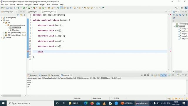 Abstract class in java смотреть онлайн