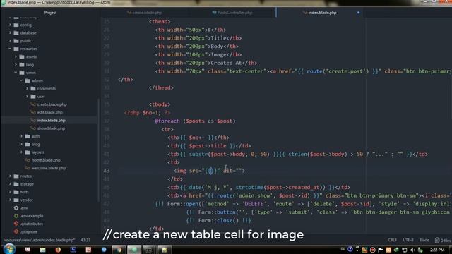 Laravel Blog Tutorial : Image Upload and Resize Example using Intervention - Part 3 смотреть онлайн