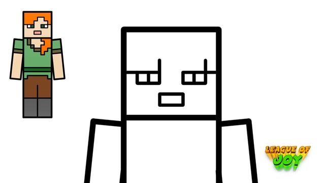 How to DRAW ALEX MINECRAFT смотреть онлайн