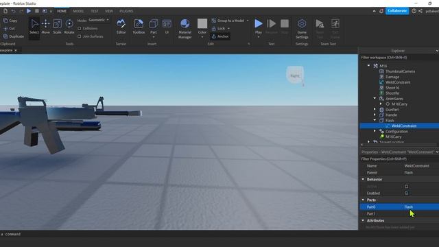 M16 Muzzle Flash | Roblox Studio | 2022 смотреть онлайн