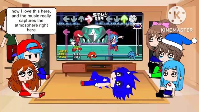 Fnf react to Sonic.exe: Spirits of Hell mod part 1! (Gacha club) смотреть онлайн