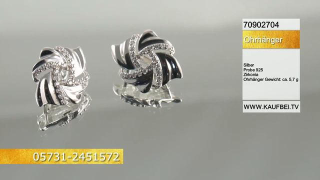 Ohrringe aus 925 Silber mit Zirkonia | Kaufbei Schmuck 70902704 смотреть онлайн