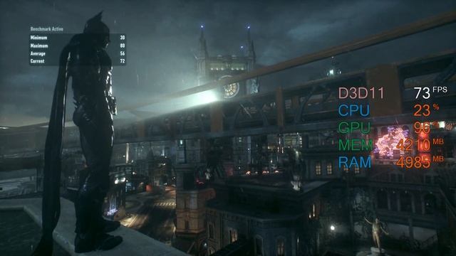 GeForce GTX 1060 6GB -- AMD Ryzen 5 2600 -- Batman Arkham Knight Benchmark смотреть онлайн