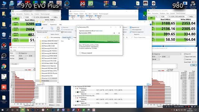 ? 970 EVO Plus Vs 980 - кто лучший SSD Samsung???