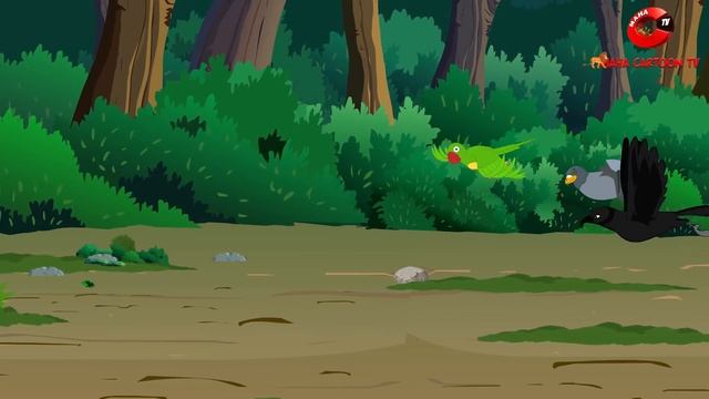 Kangaroos And The Monkeys | Panchatantra Moral Story | English Cartoon | Maha Cartoon TV English смотреть онлайн