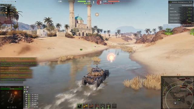 WoT test Intel G4560 + Gtx 1050 msi 2G + 8g ram смотреть онлайн