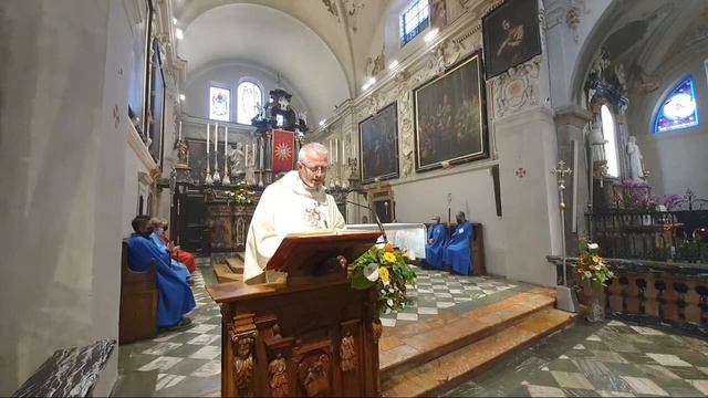 Solennità del Santissimo Corpo e Sangue di Cristo, chiesa S. Eufemia смотреть онлайн
