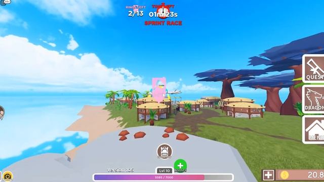 ROBLOX Dragons Race 2 смотреть онлайн