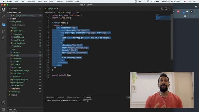 React (Part 2) - Intro and HTML Skeleton - React (ตอนที่ 2) - Intro และ HTML Skeleton смотреть онлайн