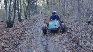 БАГГИ ИЗ ЛЮЛЬКИ МОТОЦИКЛА ИЖ - СПУТНИК. Дрифт в Лесу | Домик на дереве