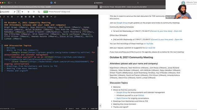 Tanzu Community Edition - Community Meeting October 6, 2021 смотреть онлайн