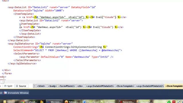Lồng 2 Datalist - ASP.NET - Bitky.Name.VN смотреть онлайн