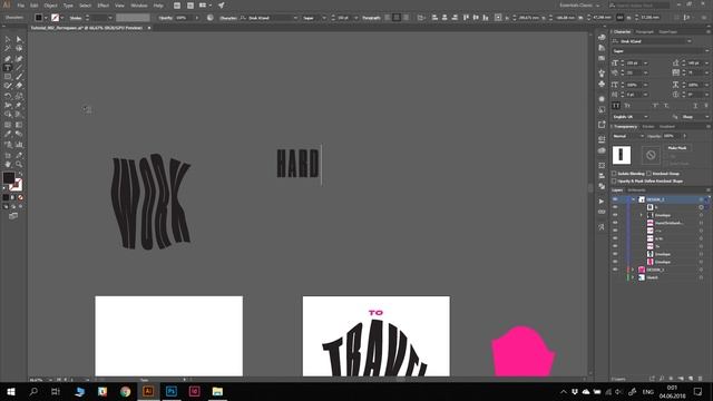 ? Искривление текста через Envelope Distort — Урок Adobe Illustrator и Photoshop смотреть онлайн