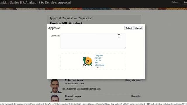 ORC (Oracle Recruiting Cloud ) - Approve Requisition смотреть онлайн