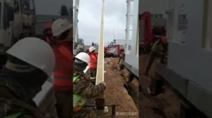 Монтаж вертикальных сэндвич панелей
