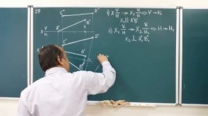 Определение кратчайшего расстояния между скрещивающимися прямыми (Способ замены плоскостей проекций