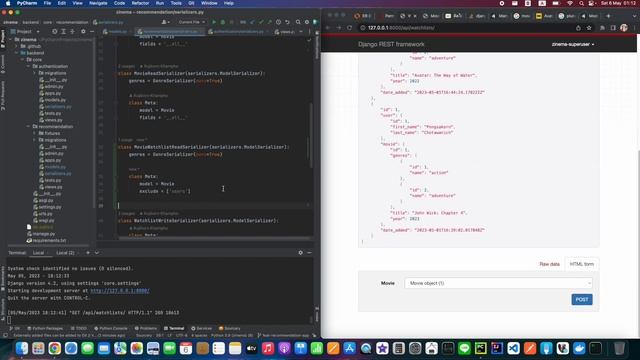 ASMR Programming - Build Movie Recommendation Web API With Python Part 5 End | Django Rest Framewor смотреть онлайн