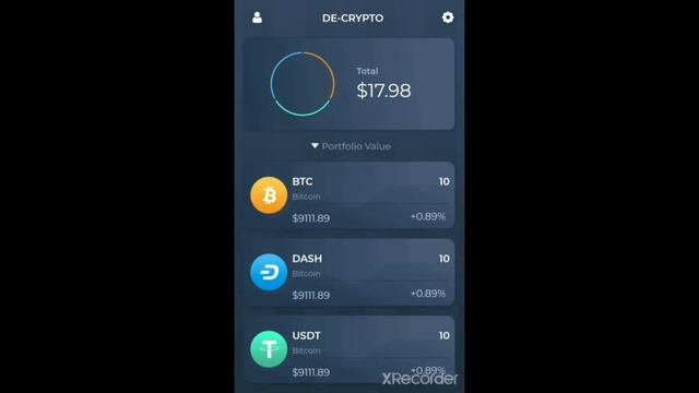 De-Crpyto Wallet - Cryptocurrency Mobile App #ReactNative #Template смотреть онлайн